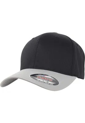 Zdjęcie produktu dla Flexfit Contrast Baseball Cap S/M schwarz/silber