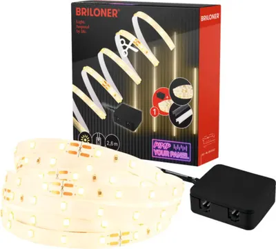 Obrázek produktu pro Startovací sada LED pásků on/off 500 lm 3000 K teplá bílá 2,6 m 230V vhodné pro akustické panely Světelný pásek Pimp your Panel