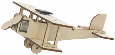 Immagine prodotto di Kit biplano solare in legno Bambini 8 J