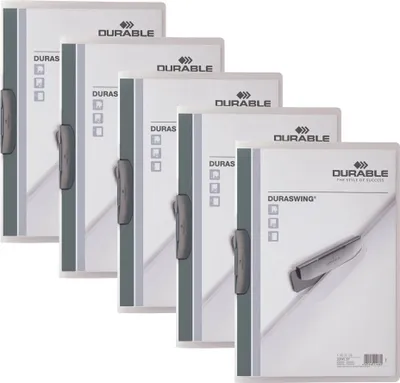 Produktbild von DURABLE Klemmhefter DURASWING graphit, 5 St.