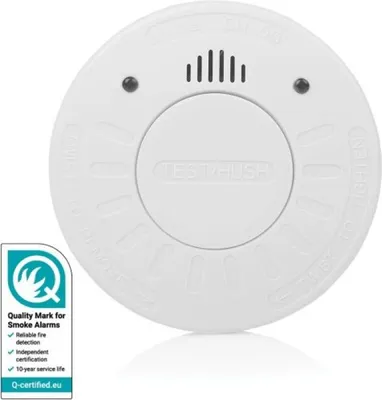 Produktbild von Smartwares Rauch-, Wasser-, Hitzem-, Kohlenmonoxid, Gas inkl. Magnethalterung Rauchmelder RM520