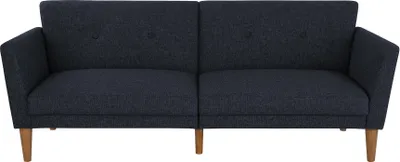 Produktbild von Regal | Schlafsofa 3 Sitze in Leinen Blau