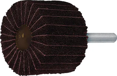 Immagine prodotto di Levigatrice a disco 60xH30 mm, grana 80 / AMED combinato tessuto non tessuto/corindone, gambo da 6 mm