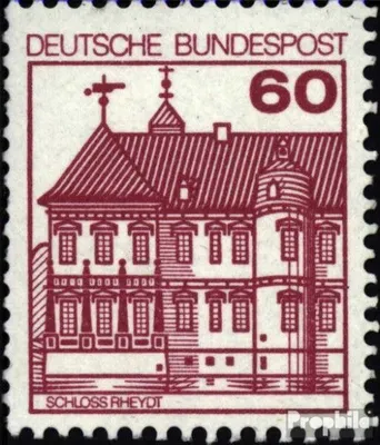 Produktbild von Briefmarken BRD (BR.Deutschland) 1979 Mi 1028A I R mit Zählnummer (kompl.Ausg.) postfrisch Burgen und Schlösser