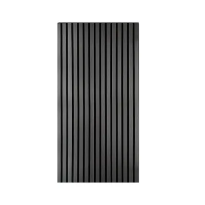 Zdjęcie produktu dla LP Projekt – drewniany panel ścienny 120 x 60 cm | Nowoczesny panel akustyczny 3D do pomieszczeń i biur | Dekoracyjny panel ścienny z czarnego dębu, idealny do dekoracji ścian