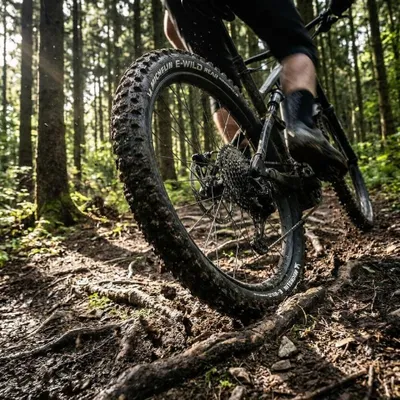 Obrázek produktu pro Michelin E-WILD REAR Performance Line 65-584, černá – skládací plášť pro elektrokola (E-MTB).