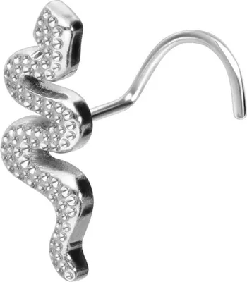 Produktbild von Nasenpiercing, Nasenstecker Titan Nasenstecker Spirale SCHLANGE