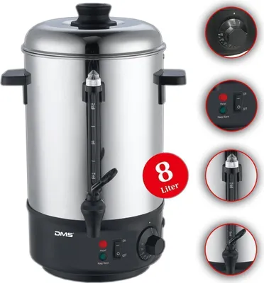 Immagine prodotto di Bollitore per vin brulè DMS® 8 L Bollitore per vin brulè Macchina per vin brulè Bollitore per acqua calda TK-8