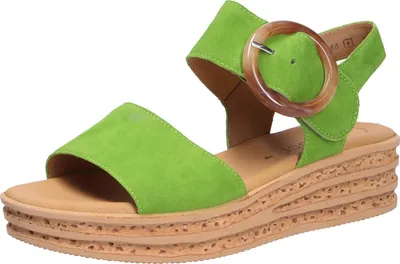 Produktbild von Gabor 44.550 Damen Sandalette - Riemchen Sandalen grün Elegant NEU