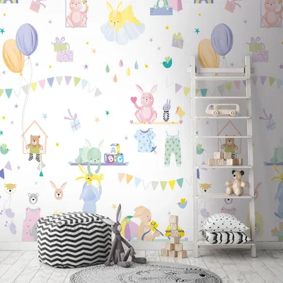 Image de Profhome 391881-GU Papier peint photo papier peint d'enfant mat pourpre rose 1,59 m x 2,8 m