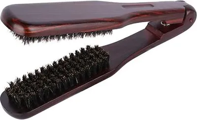 Produktbild von Strähnenkamm Haarglättungsbürste Aus Doppelbürste Für Haarstyling Antistatische Kamm Glattes Haar Ideales Friseurwerkzeug Den Salongebrauch 2 1