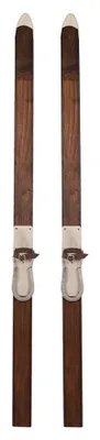 Image de Clayre & Eef, étagère décorative vintage, 8x7x140 cm, bois, couleur marron