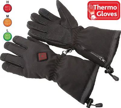 Immagine prodotto di Guanti da sci riscaldati Thermo Ski Gloves XS-S taglia 1 - 5