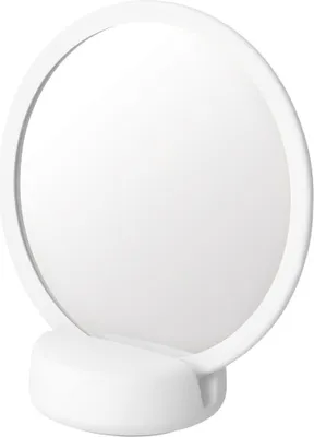 Produktbild von Blomus Kosmetikspiegel Sono, Schminkspiegel, Badspiegel, Keramik, White, 66279