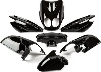 Immagine prodotto di Kit Carena 7 Pezzi Nero Str8 Per Yamaha Neos 2008-2010