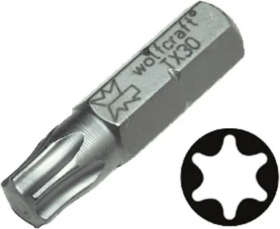 Zdjęcie produktu dla Wolfcraft, solidne wiertła, napęd TORX (T25), zestaw 3 sztuk