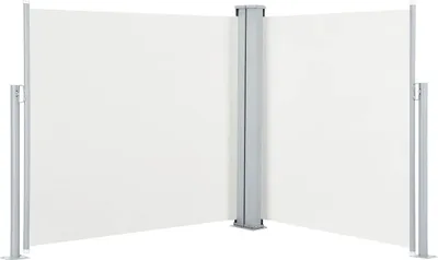 Obrázek produktu pro vidaXL Výsuvná boční markýza krémově bílá 100 x 600 cm