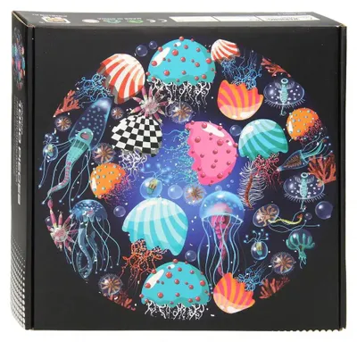 Image de Puzzle d'initiation rond - Méduse - 1000 pièces