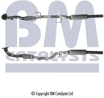 Produktbild von BM CATALYSTS Abgasrohr Auspuffrohr für VW POLO (9N) Vorne BM50199