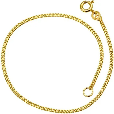 Produktbild von SILBERKETTEN STORE Panzerkette Armband 1,6mm - 333 Gold - 1.1145 B - 17cm