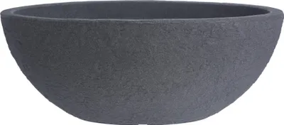 Produktbild von 4gardenz® Steinpflanzgefäß Oval - 69x39x29 cm - Steingrau