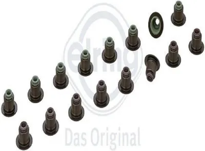 Produktbild von ELRING Ventilschaftdichtung-Satz 398.450 Auslassseite für FORD Fiesta Mk6 Schrägheck (JA8, JR8) 31,5mm 16,2mm FPM (Fluor-Kautschuk) 10,8mm 23mm