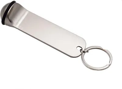 Produktbild von 12 originelle Hotel Schlüsselanhänger 10,5 cm aus Metall Hotelschlüsselanhänger