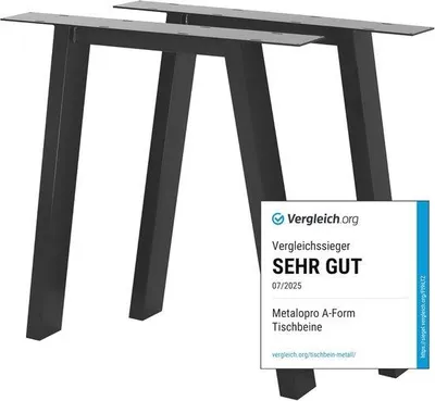 Productafbeelding van Zwarte Metalen Tafelpoten 72 cm - Stevig Tafelframe voor Eettafels en Bureaus