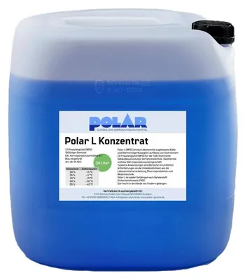 Produktbild von Polar L-MPG Glykol Frostschutzmittel, Propylenglykol 100% Konzentrat 30 Liter