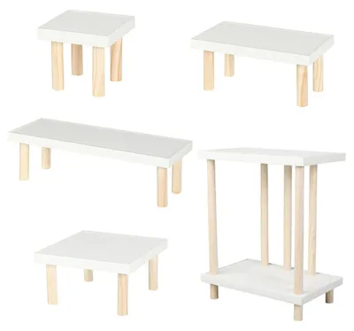 Produktbild von Pflanzenregal aus Holz, 3-stufig, für den Innenbereich