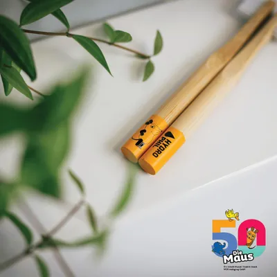 Produktbild von Hydrophil Maus Kids Zahnbürste aus Bambus, Zahnbürste, Kind, Orange, Weiß, Holz, Bambus, Extra weich, 1 Stück(e)