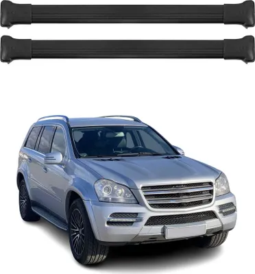 Produktbild von Dachträger Grundtäger für Mercedes GL Klasse X164 2006-2012 75kg Alu Schwarz 2x