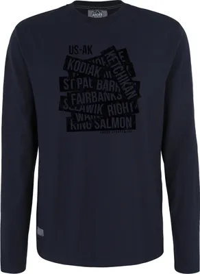 Produktbild von Übergrößen Longshirt Kodiak schwarz AHORN SPORTSWEAR Navy 10XL