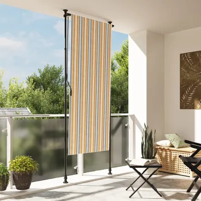Produktbild von "im " Außenrollo Gelb und Weiß 120x270 cm Stoff und Stahl - Markisen CC16990