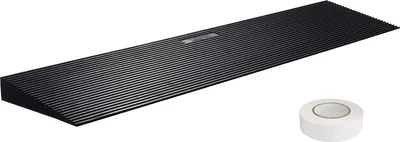 Immagine prodotto di Rampa per soglie Rampa per soglie di porte in gomma piena Capacità di carico fino a 15 tonnellate Portata fino a 15 tonnellate Rampa a cordolo 90x20x3cm Rampa per sedie a rotelle con nastro biadesivo Rampa di accesso Rampa in gomma Anche per il taglio
