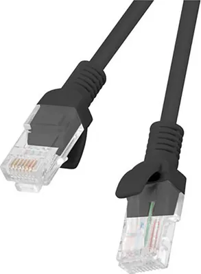 Immagine prodotto di Cavo di rete Lanberg PCU5-20CC-0025-BK Nero 0,25 m Cat5e U/UTP (UTP)