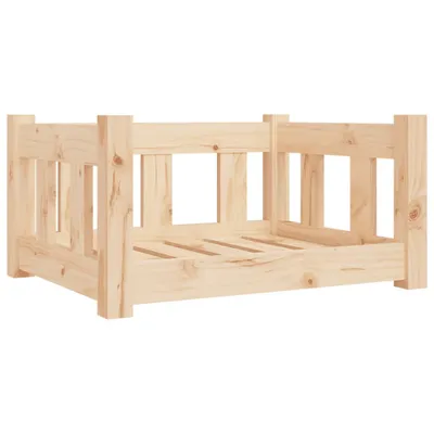 Obrázok produktu pre vidaXL Pelech pre psov 55,5x45,5x28 cm z masívneho dreva borovice