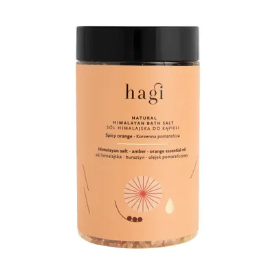 Obrázok produktu pre Hagi Naturalna sól himalajska do kąpieli Korzenna Pomarańcza, 480g