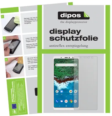 Produktbild von 2x Schutzfolie für BQ Aquaris X2 matt Displayschutzfolie Folie Display Schutz