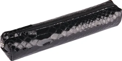 Produktbild von Clairefontaine 4x Schlampermäppchen 4x2,5x19,5cm schwarz Pythonschwarz 410173C