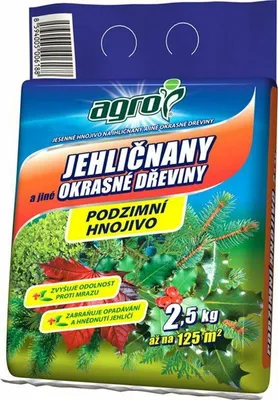 Obrázek produktu pro AGRO Podzimní hnojivo pro jehličnany 2,5 kg