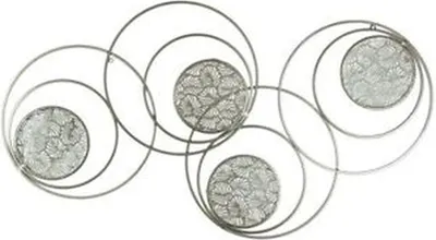 Immagine prodotto di GILDE Wanddeko Cerchi a rilievo da parete, champagner, 120x73x2 cm