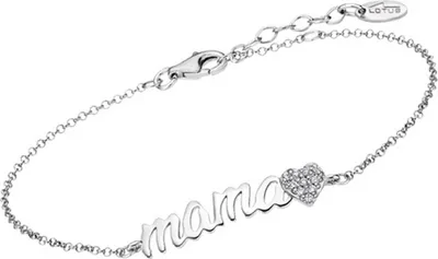 Produktbild von LOTUS Silver Zirkonia Armband Damen Mama 925 Sterling Silber LP1808-2/5 hochwertiger Marken-Schmuck ideal als Geschenkidee für Geburtstag Hochzeit inklusive Originalverpackung D2JLP1808-2-5