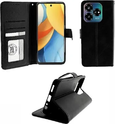 Image de Etui à fermeture magnétique pour téléphone portable avec emplacements pour cartes compatibles avec ZTE Blade V60 Vita