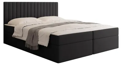Produktbild von MIRJAN24 Boxspringbett mit zwei Bettkästen Tirulo, Schlafzimmer, Dopellbett mit Topper (Farbe: Polo 897, Größe: 180x200 cm)