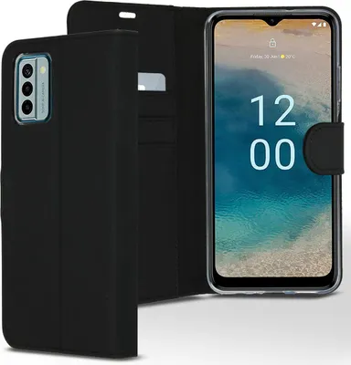 Image de Accezz Wallet Softcase Bookcase pour le Nokia G22 - Noir