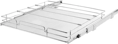 Produktbild von SucceBuy 20"B x 21"T Ausziehbarer Schrank-Organizer, robuste ausziehbare Vorratsregale, ausziehbare Schubladen aus verchromtem Stahl für Küchenschränke, Badezimmer, Aufbewahrung unter der Spüle