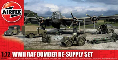 Immagine prodotto di Set di rifornimento per bombardieri della seconda guerra mondiale Airfix 1:72