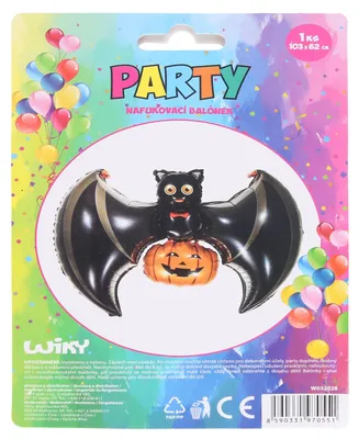 Obrázok produktu pre Nafukovacia lopta – Netopier + tekvica 103 x 62 cm