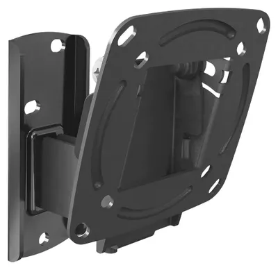 Image de Support mural pour téléviseur/écran, inclinable et pivotant, pour écrans de 13 à 29 pouces, capacité maximale de 15 kg, compatible VESA 100x100
